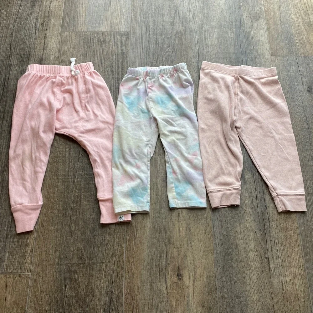 Nike Carters OshKosh Baby Girl 12M Lot 9pc Bodysuits Pants Dress Vest Floral - Picture 5 of 8